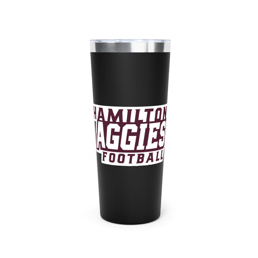 22oz Cooper Insulated Tumbler \ Hamilton Aggies Football \ HAF1