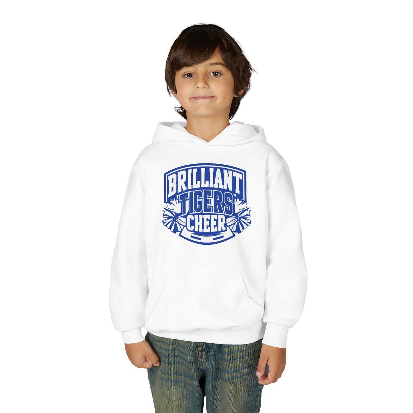 Youth Hoodie Sweatshirt \ Brilliant Tigers Cheer \ BTC1