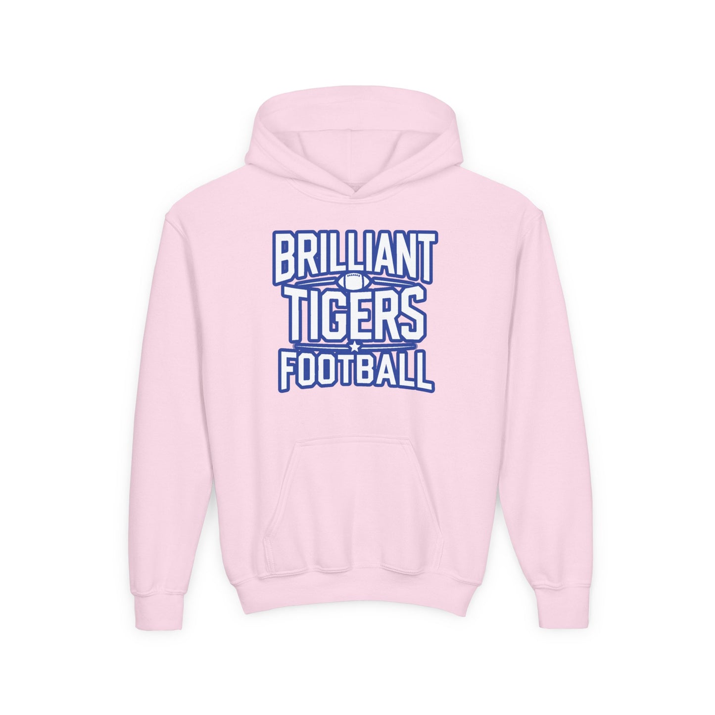 Youth Hoodie Sweatshirt \ Brilliant Tigers Football \ BTF1