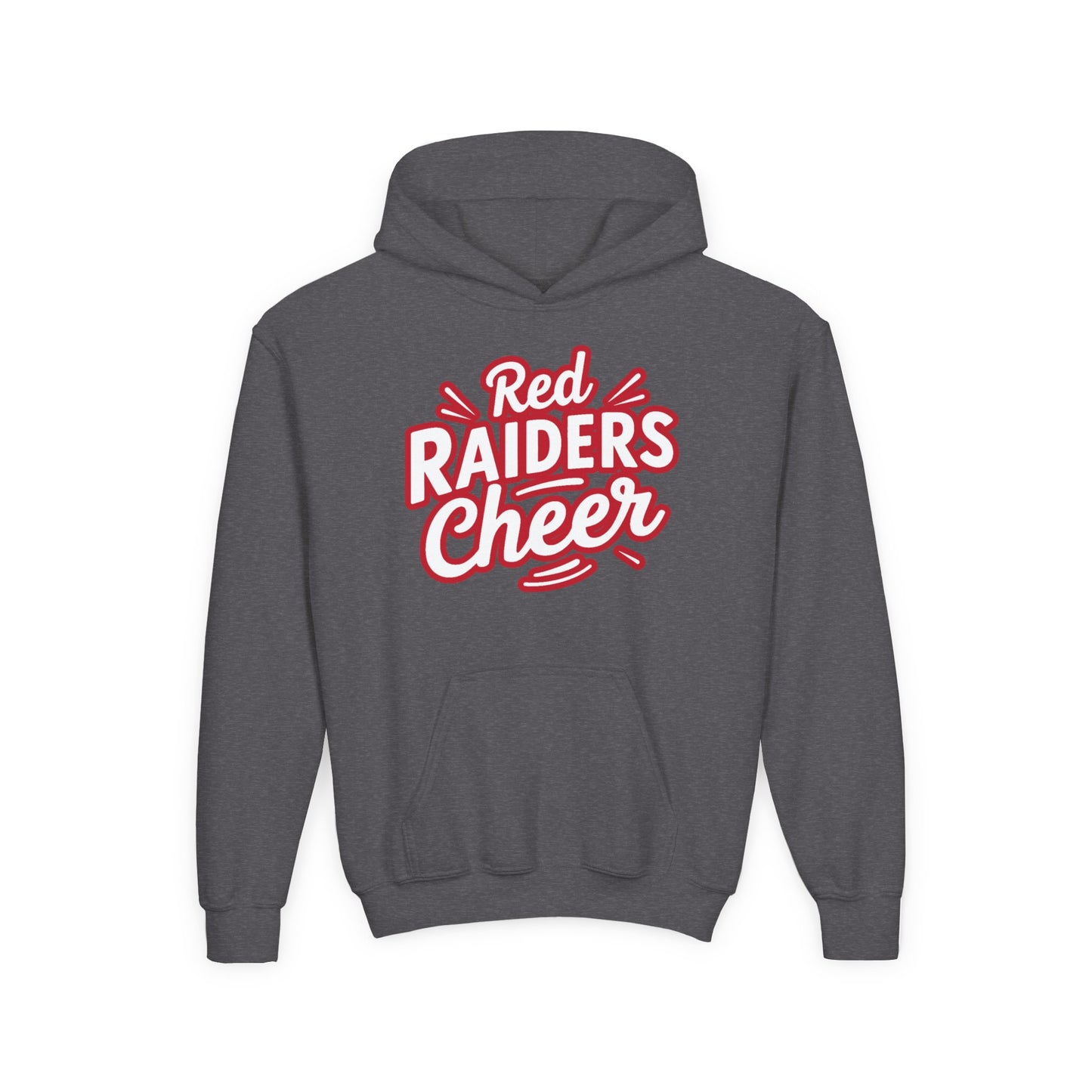 Youth Hooded Sweatshirt \ Marion County Red Raiders Cheer \ MCC1