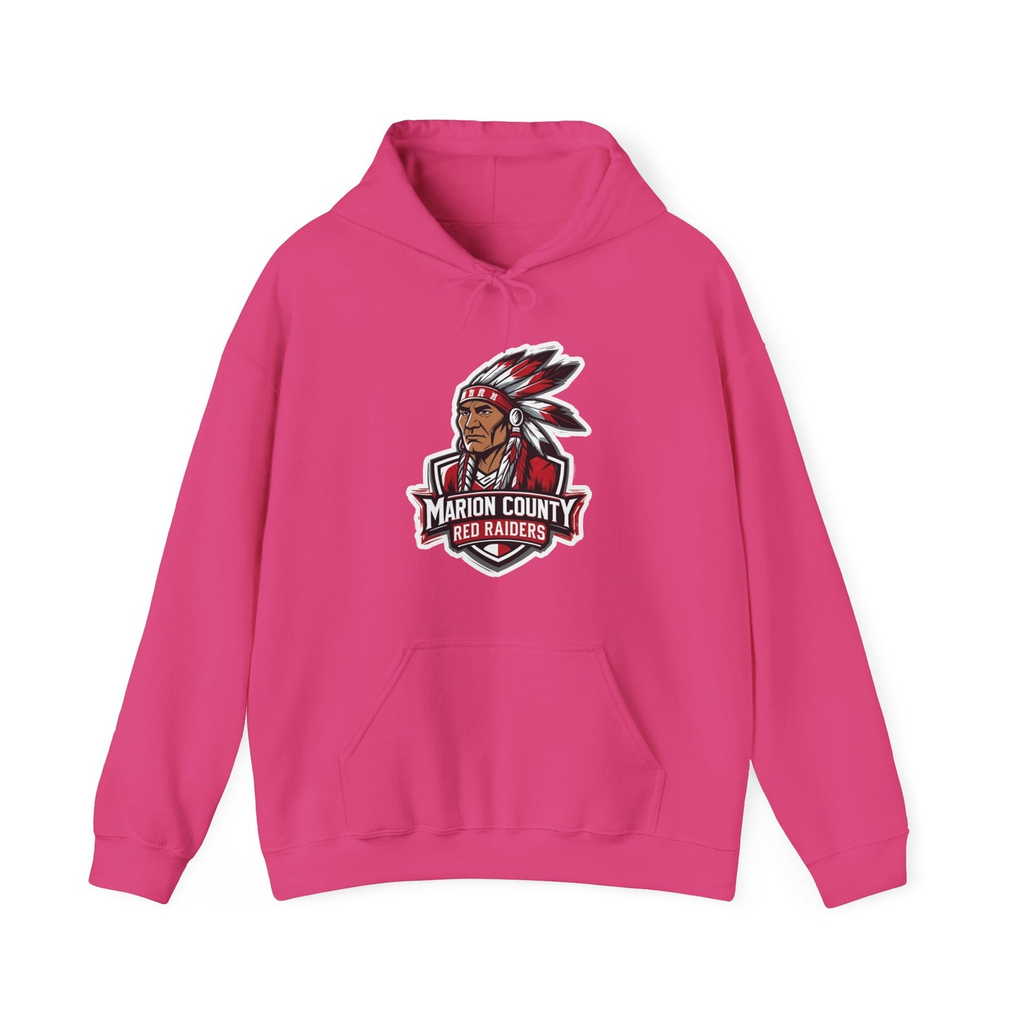Adult Hooded Sweatshirt \ Marion County Red Raiders \ MC2
