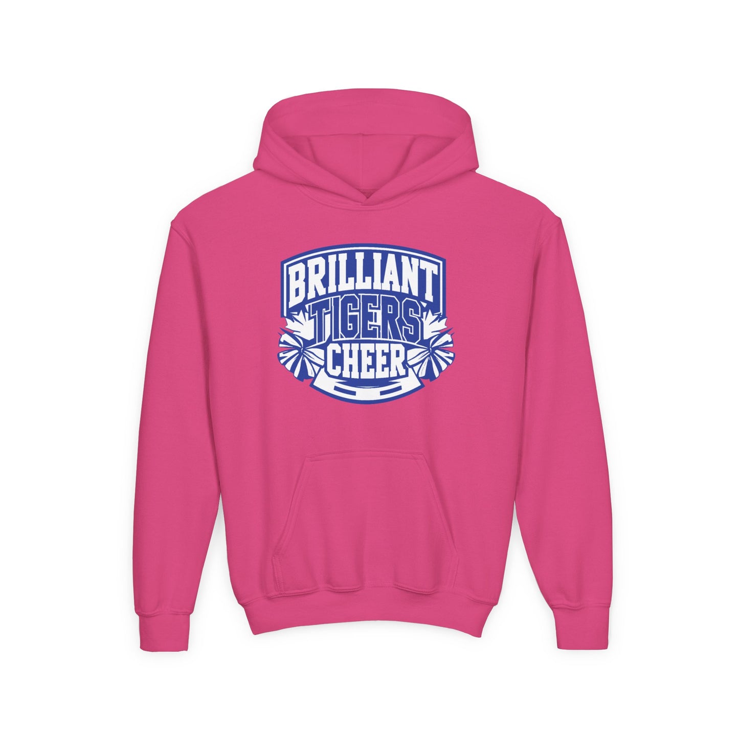 Youth Hoodie Sweatshirt \ Brilliant Tigers Cheer \ BTC1