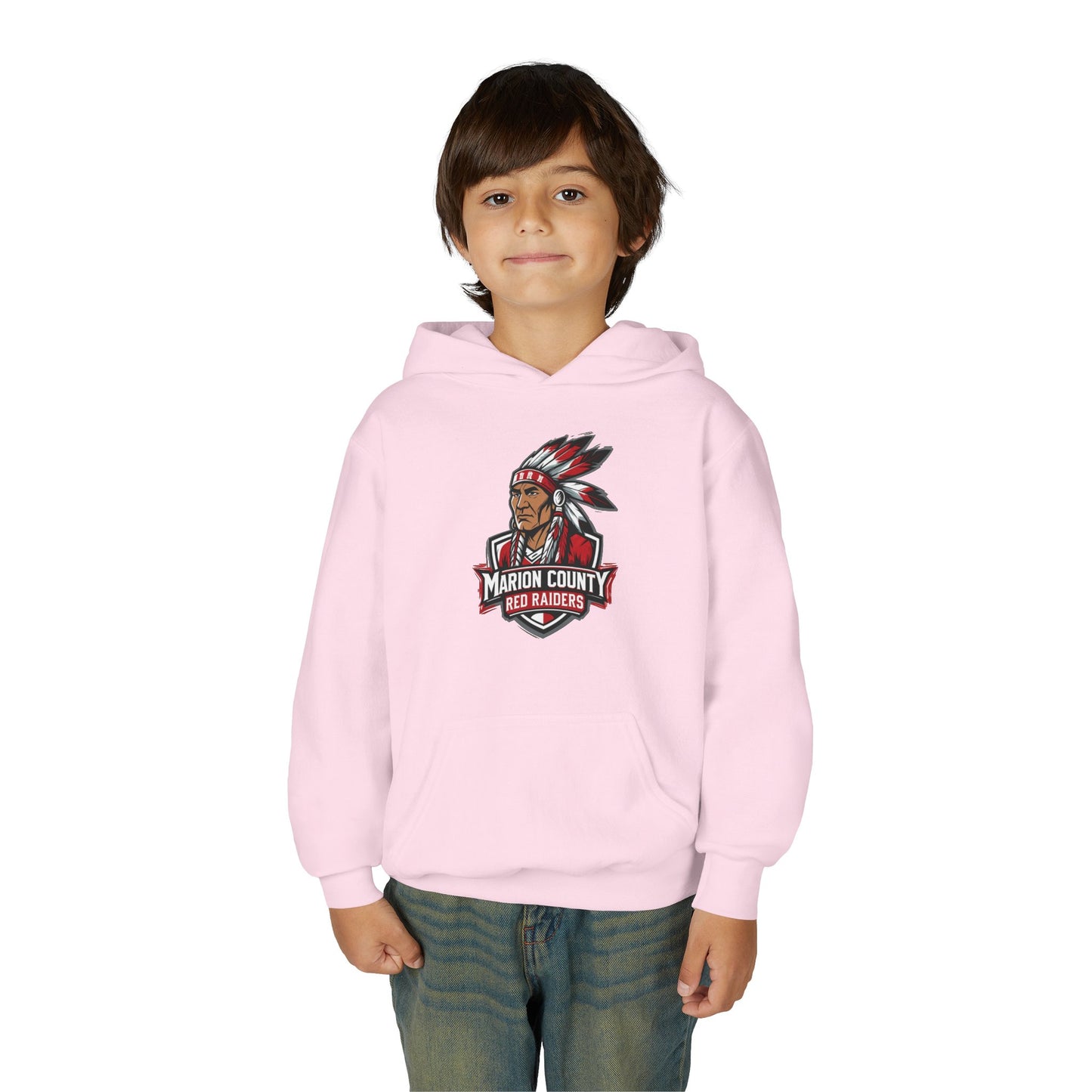 Youth Hoodie Sweatshirt \ Marion County Red Raiders \ MC2