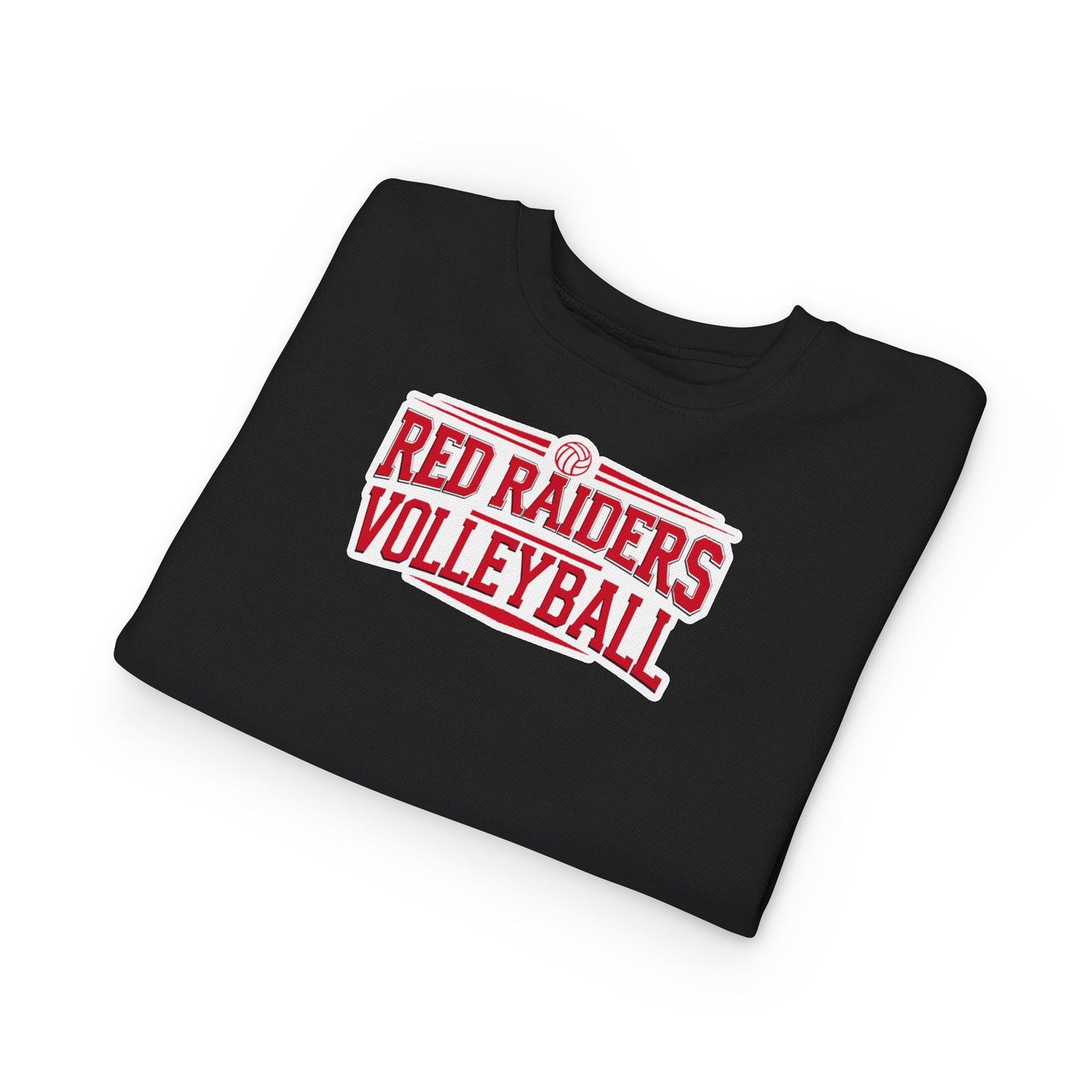 Toddler Crewneck Sweatshirt \ Marion County Red Raiders Volleyball \ MCV2