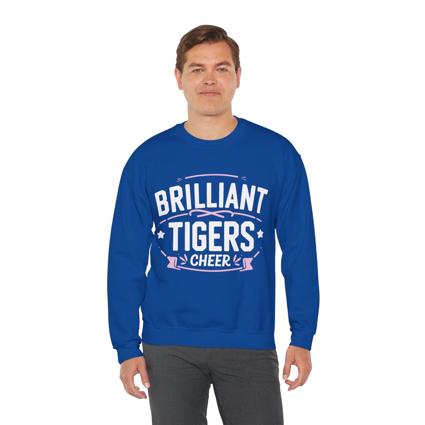 Adult Crewneck Sweatshirt \ Brilliant Tigers Cheer \ BTC2