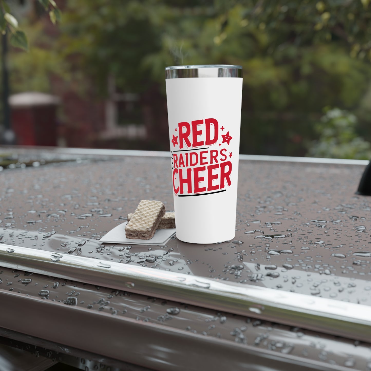 22oz Copper Insulated Tumbler \ Marion County Red Raiders Cheer \ MCC2