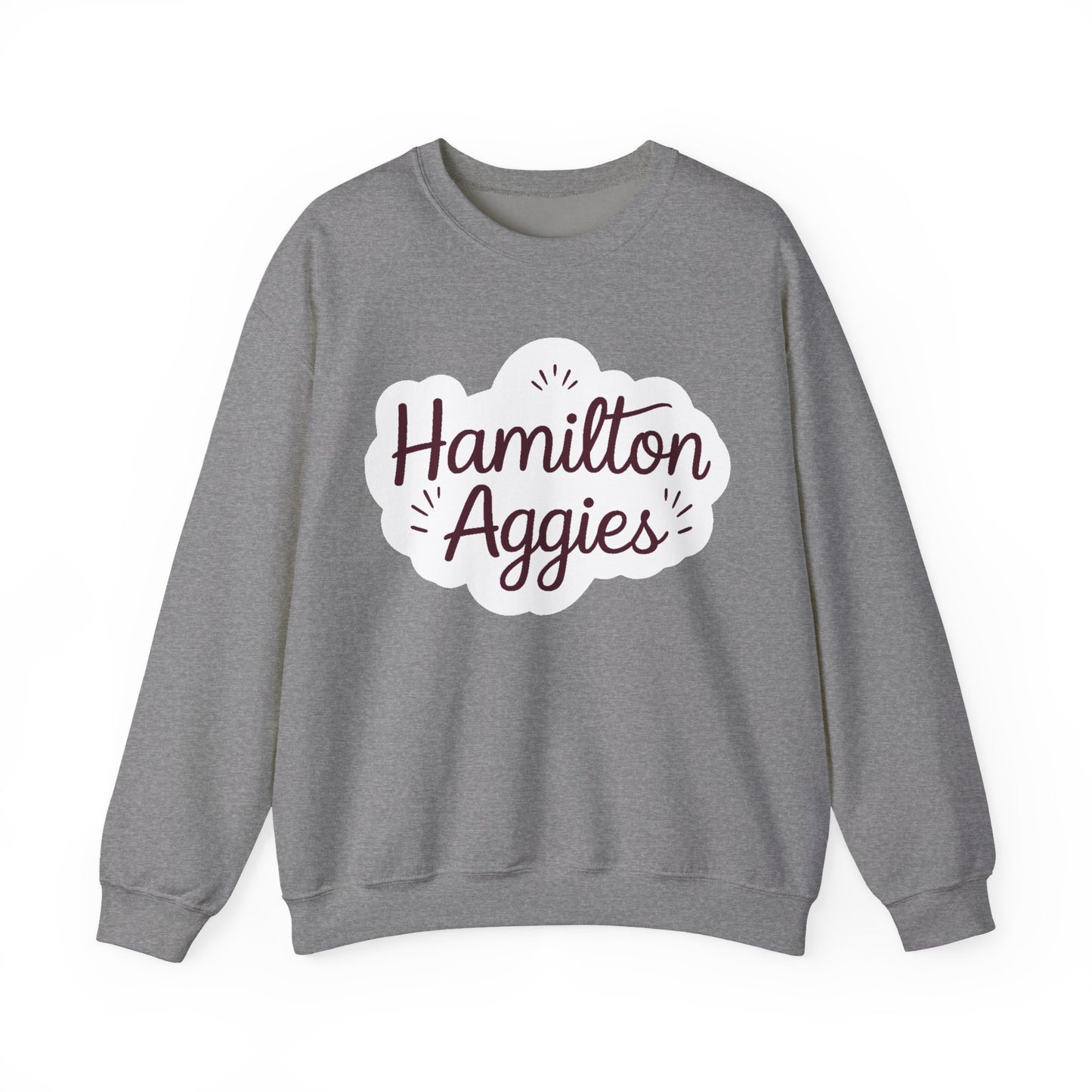 Adult Crewneck Sweatshirt \ Hamilton Aggies \ HAG1