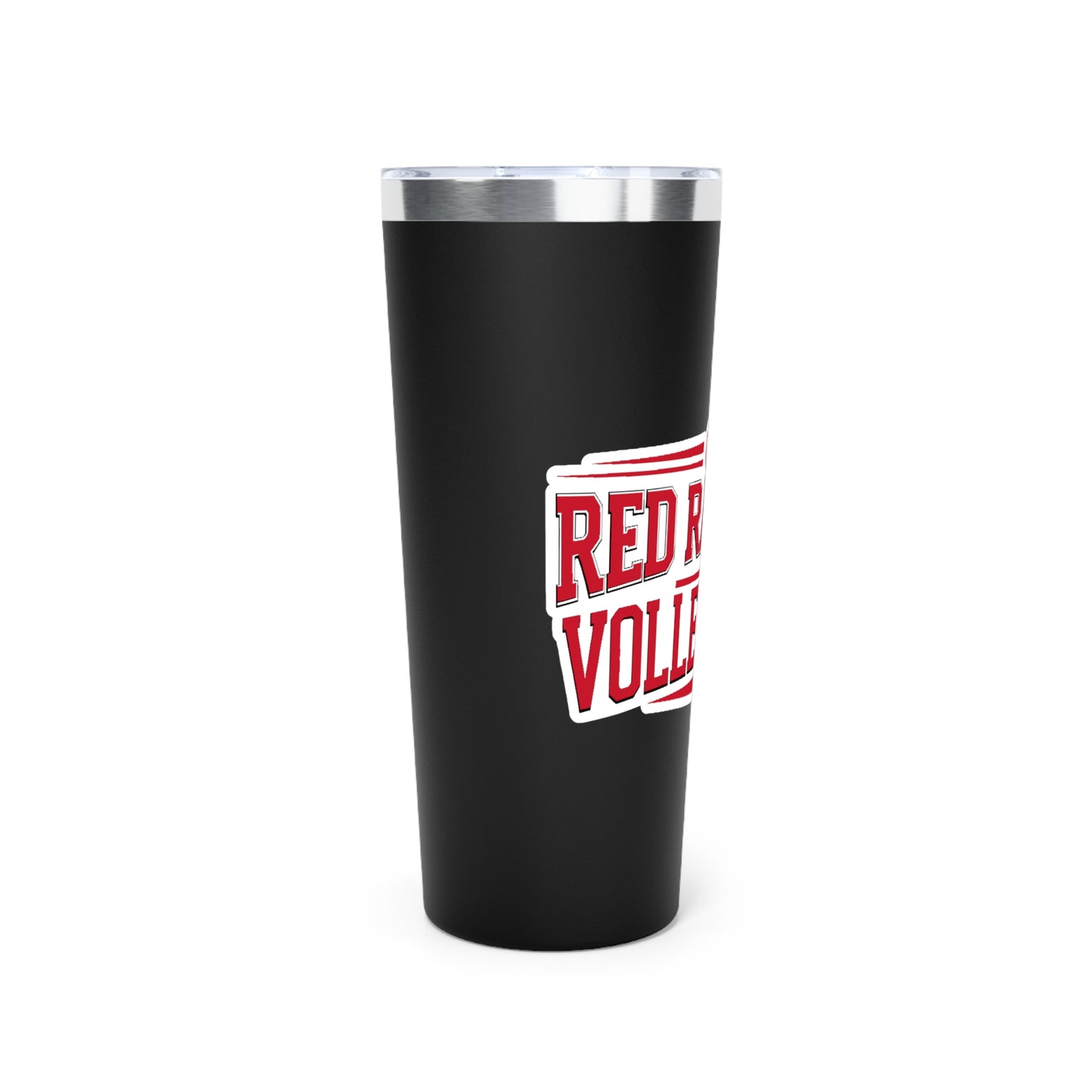 22oz Copper Insulated Tumbler \ Marion County Red Raiders Volleyball \ MCV2