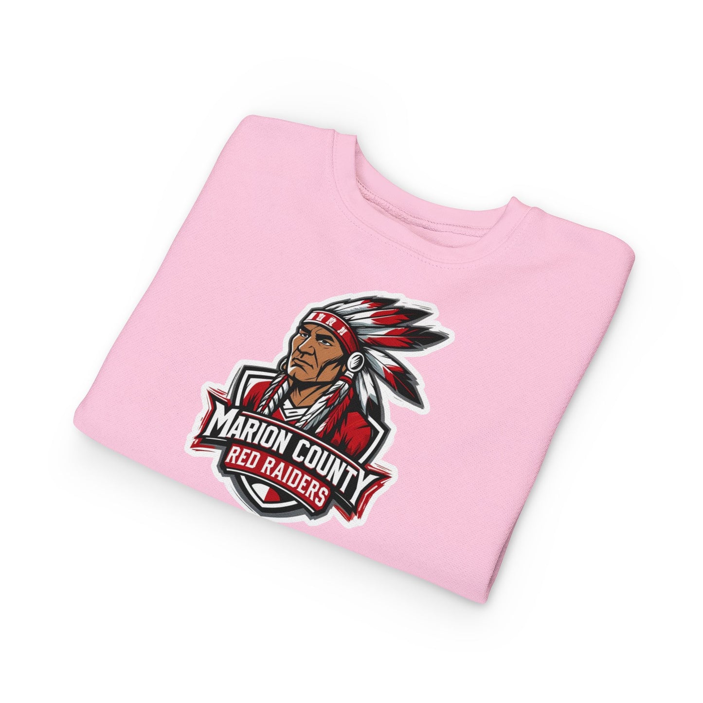 Toddler Crewneck Sweatshirt \ Marion County Red Raiders \ MC2