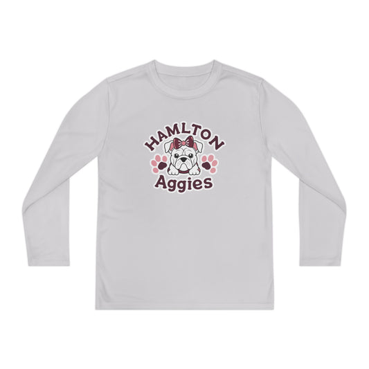 Youth Long Sleeve Tee \ Hamilton Aggies \ HAG3