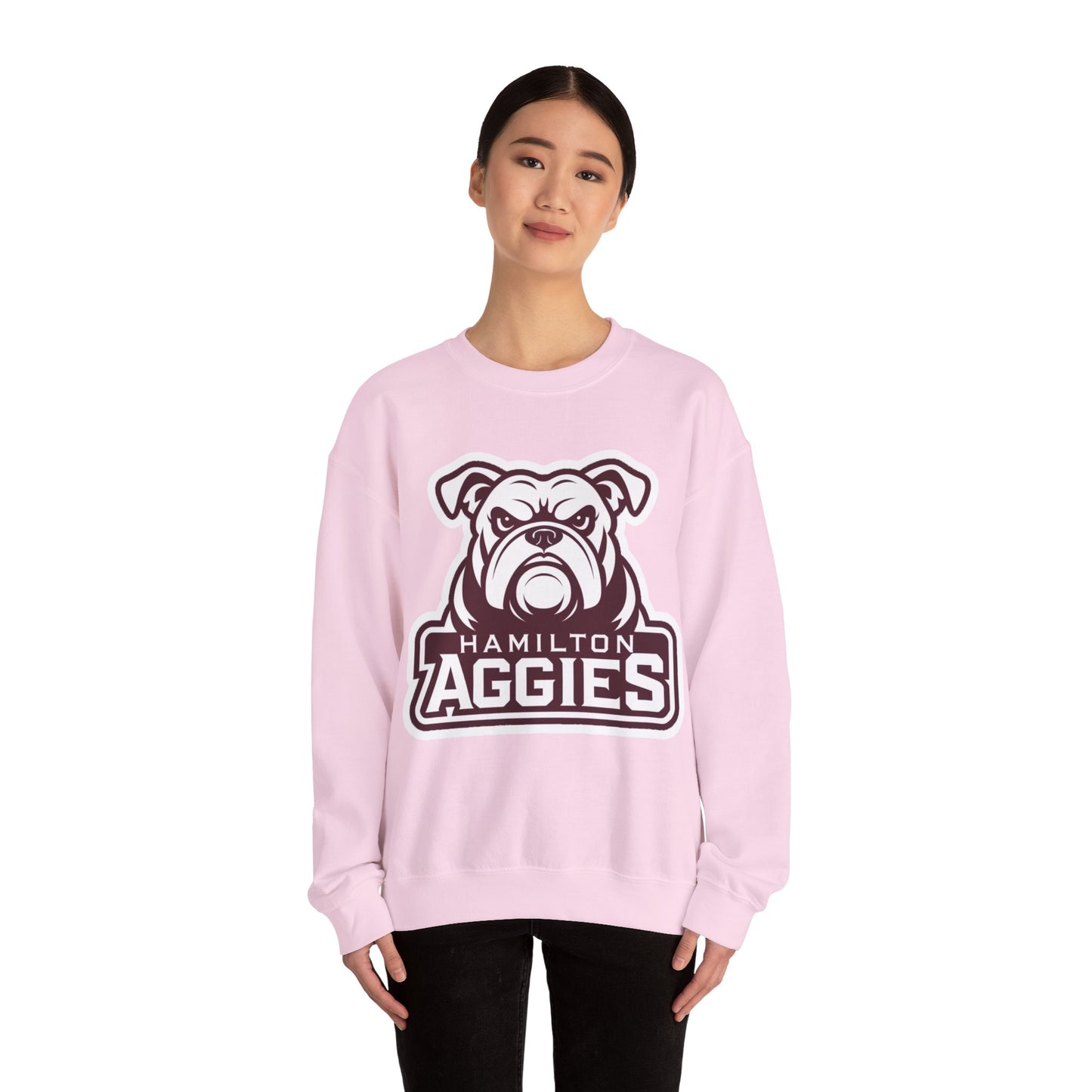 Adult Crewneck Sweatshirt \ Hamilton Aggies \ HA4