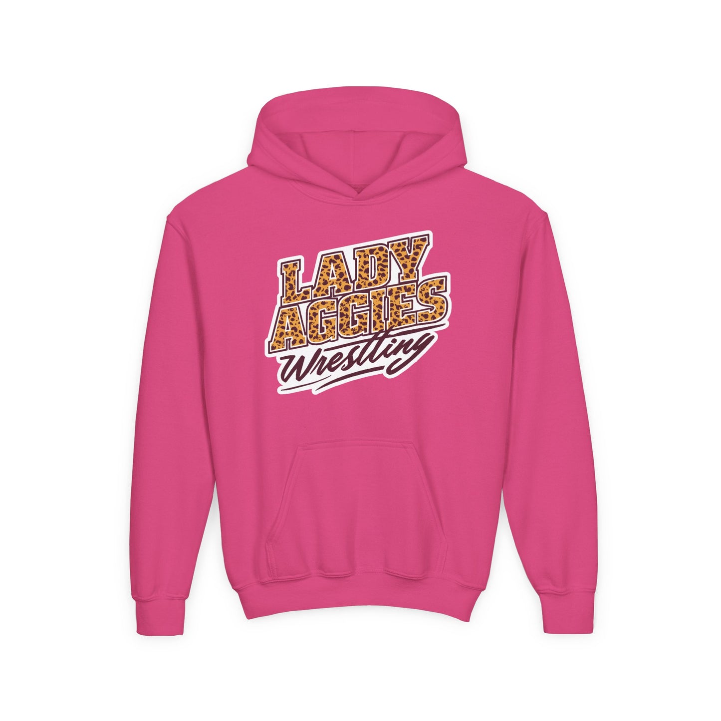 Youth Hoodie Sweatshirt \ Hamilton Aggies Wrestling \ HAWG3