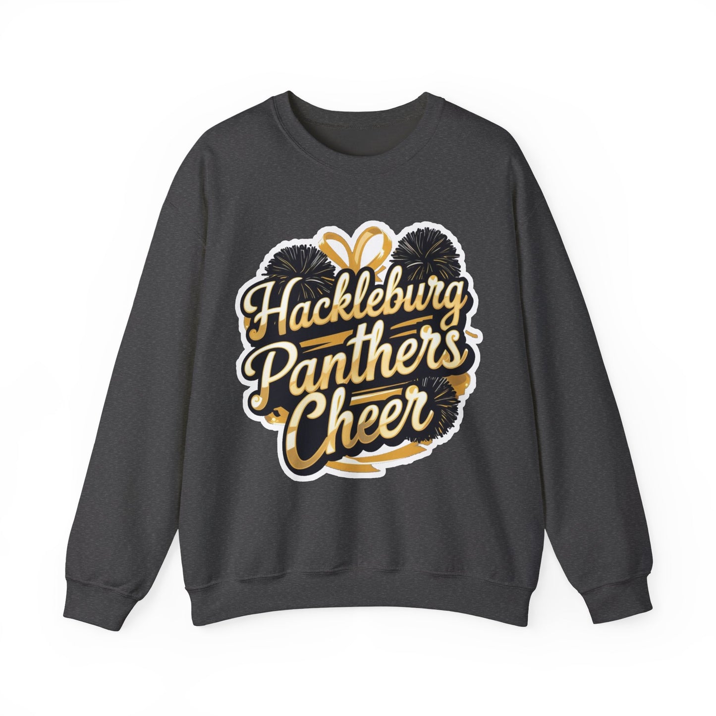 Adult Crewneck Sweatshirt \ Hackleburg Panthers Cheer \ HPC2