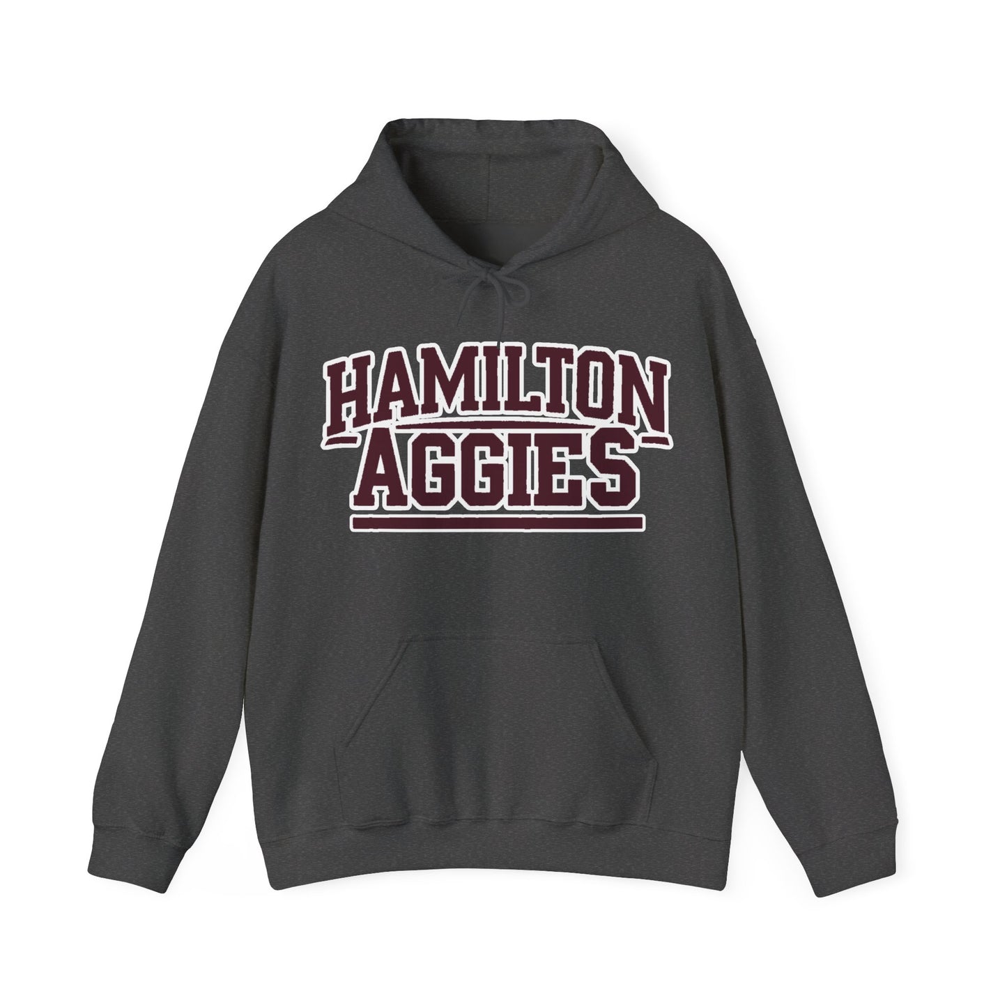 Adult Hoodie Sweatshirt \ Hamilton Aggies \ HA2