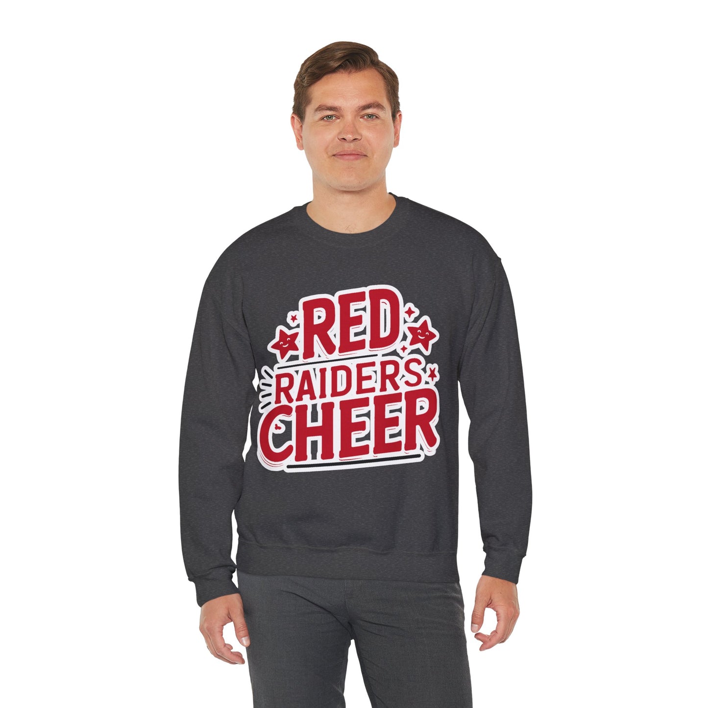Adult Crewneck Sweatshirt \ Marion County Red Raiders Cheer \ MCC2