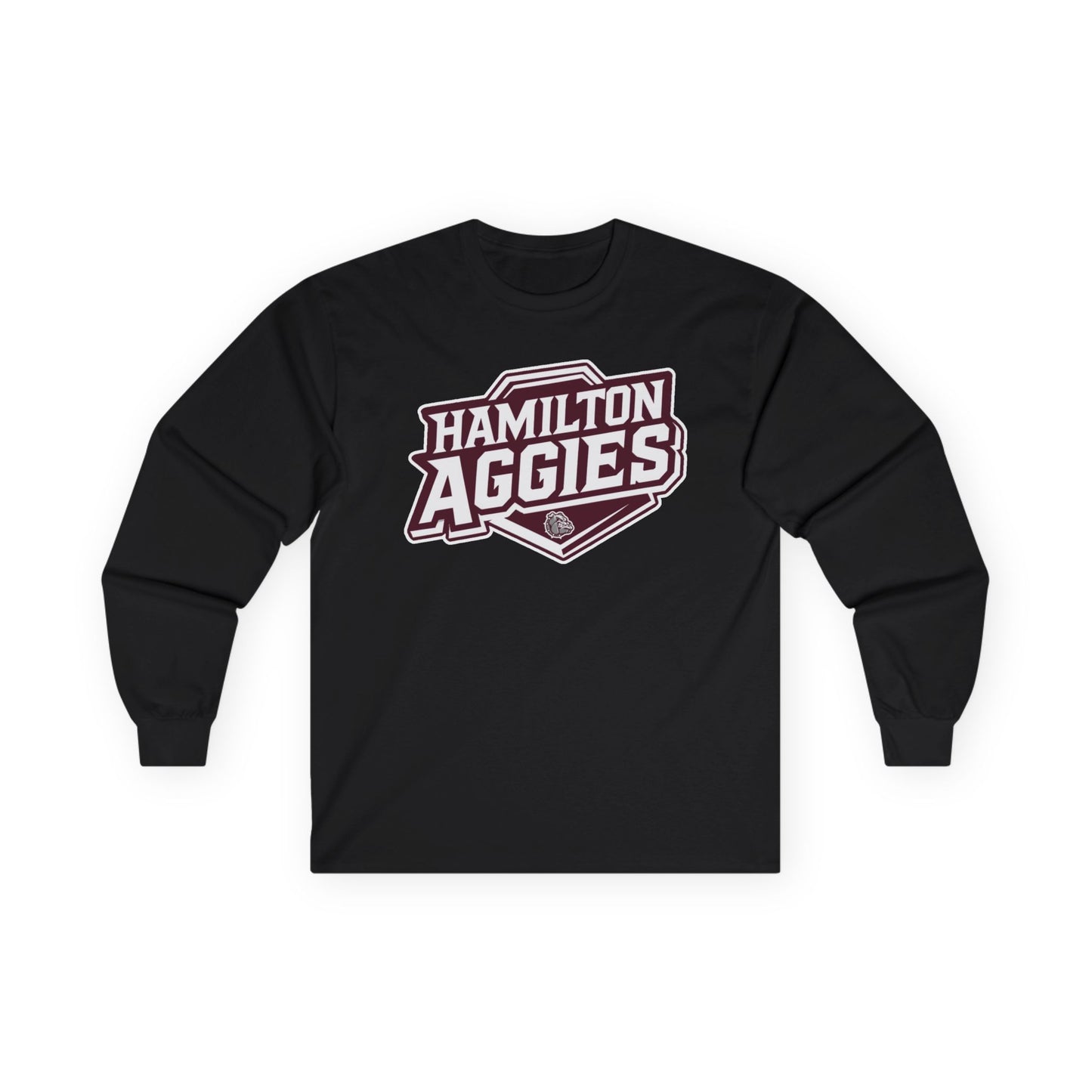 Adult Long Sleeve Tee \ Hamilton Aggies \ HA1