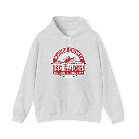 Adult Hoodie Sweatshirt \ Marion County Red Raiders Cross-Country \ MCCC1