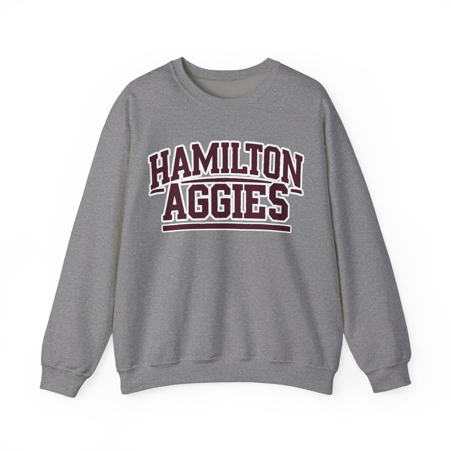 Adult Crewneck Sweatshirt \ Hamilton Aggies \ HA2