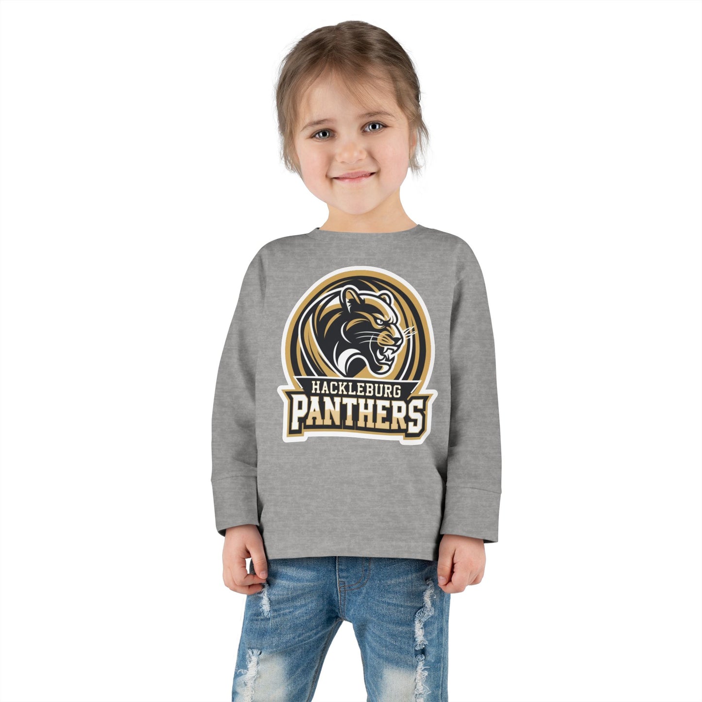 Toddler Long Sleeve Tee \ Hackleburg Panthers \ HP2