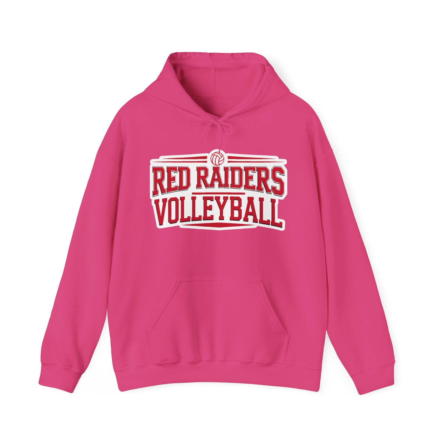 Adult Hoodie Sweatshirt \ Marion County Red Raiders Volleyball \ MCV2