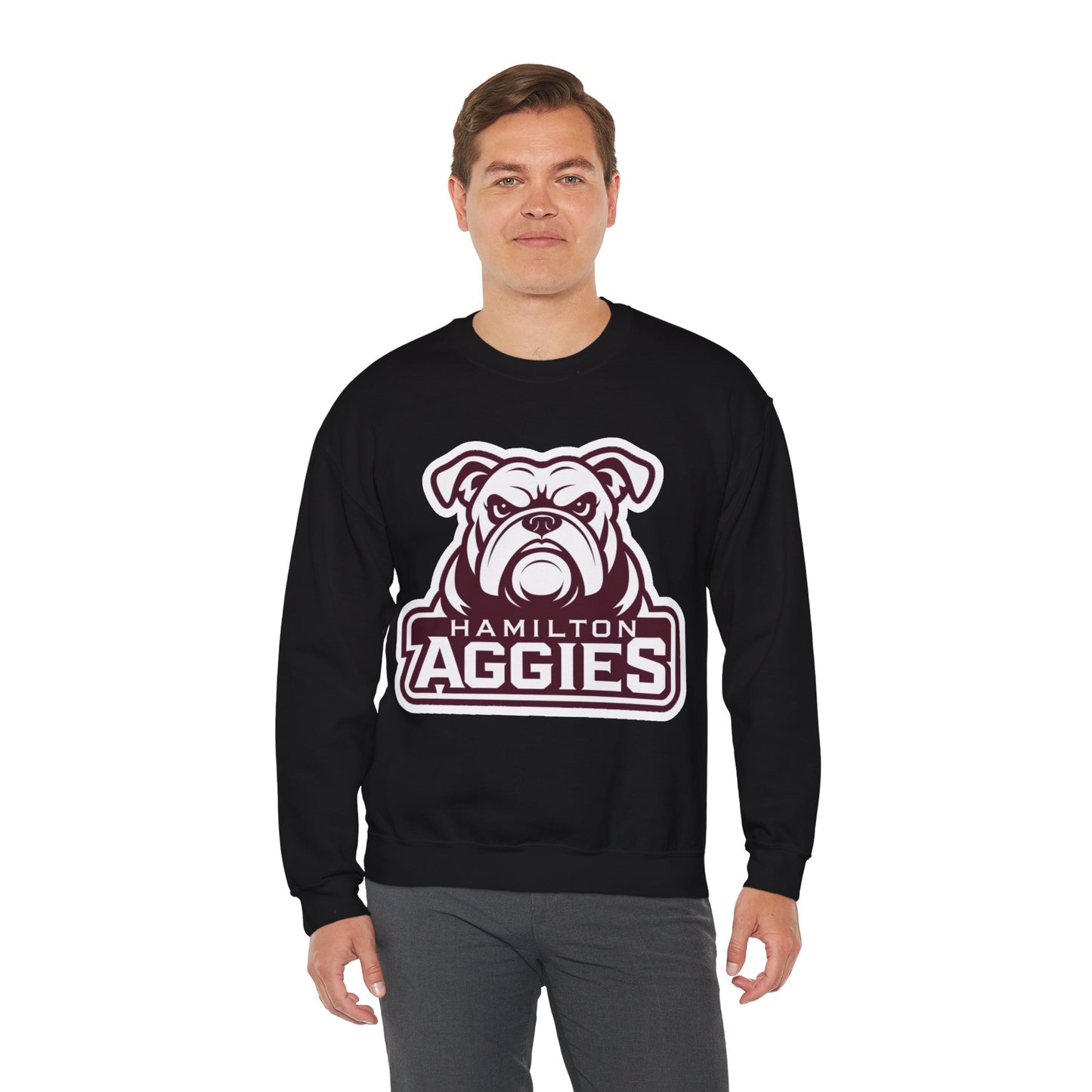 Adult Crewneck Sweatshirt \ Hamilton Aggies \ HA4