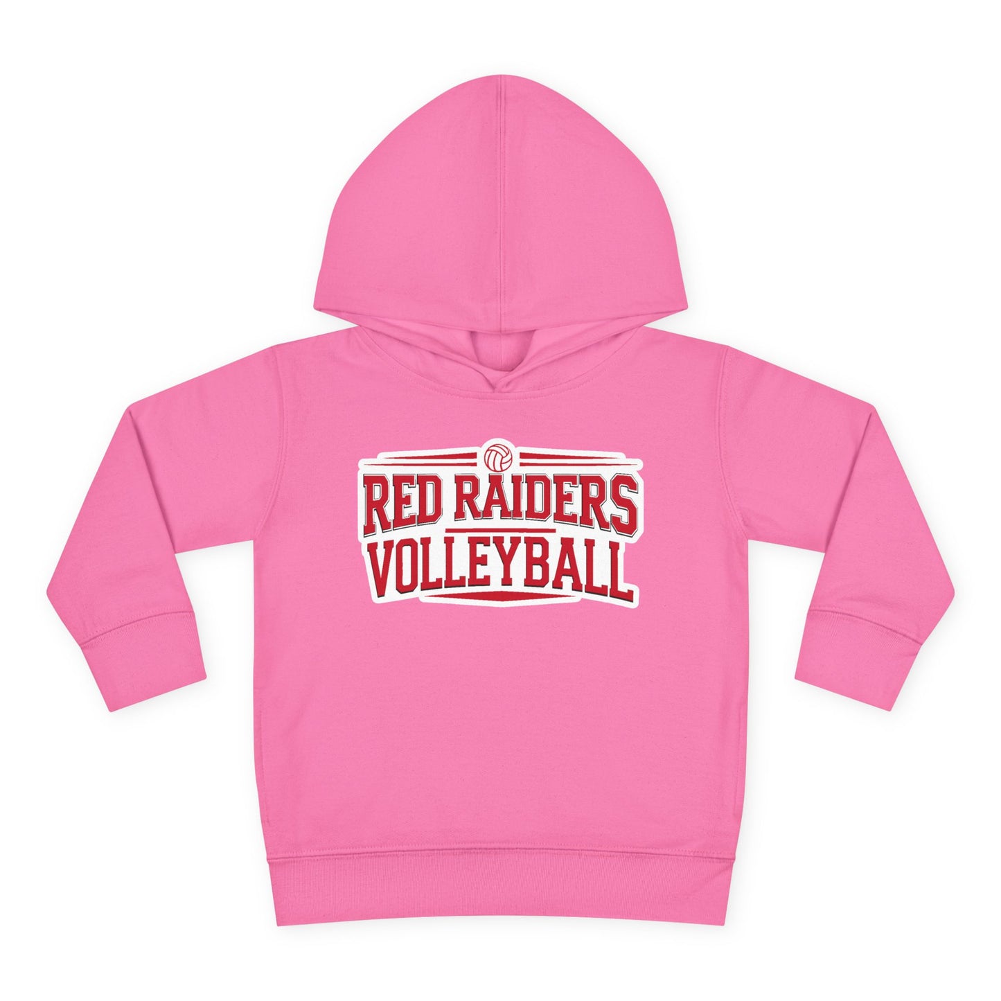 Toddler Hoodie Sweatshirt \ Marion County Red Raiders Volleyball \ MCV2