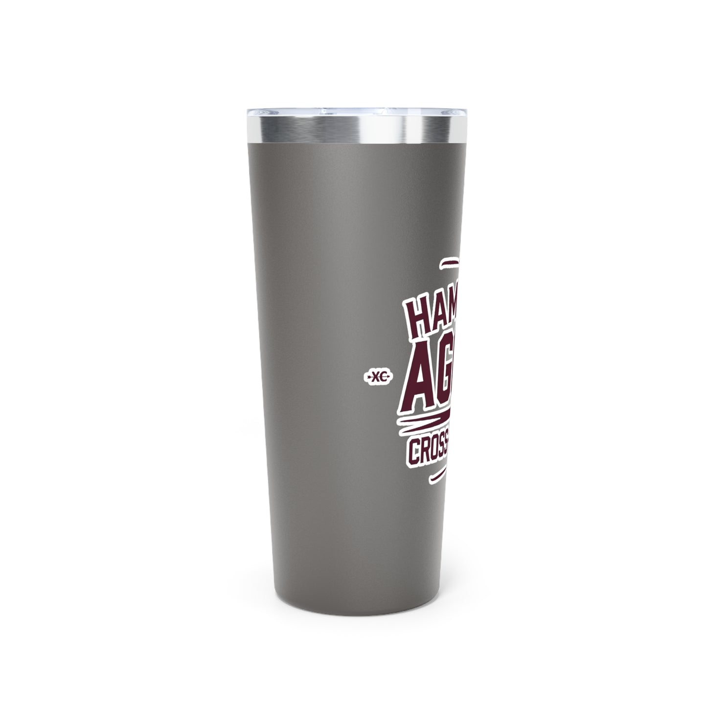 22oz Copper Insulated Tumbler \ Hamilton Aggies Cross-Country \ HCC1