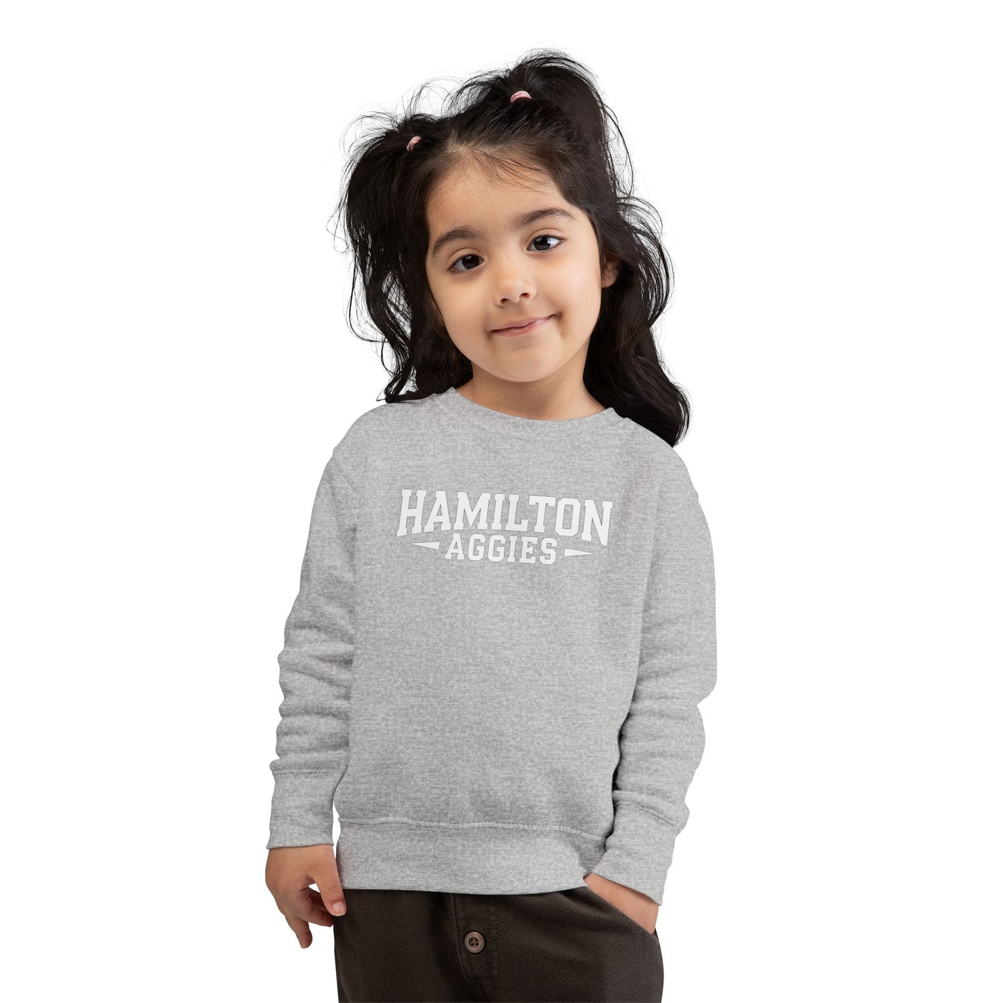 Toddler Crewneck Sweatshirt \ Hamilton Aggies \ HA3