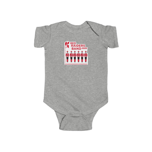 Short Sleeve Baby Bodysuit \ Marion County Red Raiders Band \ MCB1