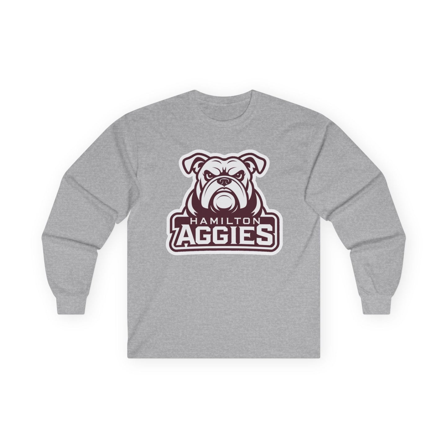 Adult Long Sleeve Tee \ Hamilton Aggies \ HA4