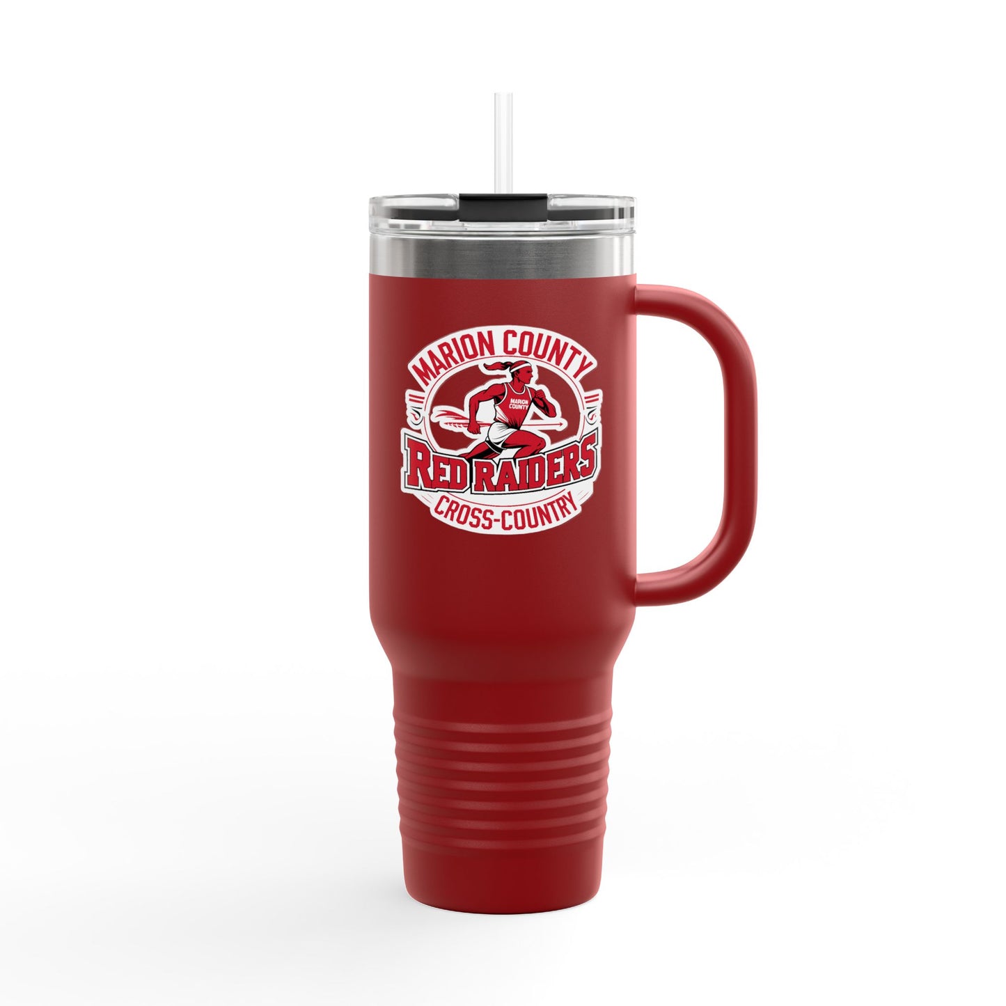40oz Insulated Tumbler \ Marion County Red Raiders Cross-Country \ MCCC2