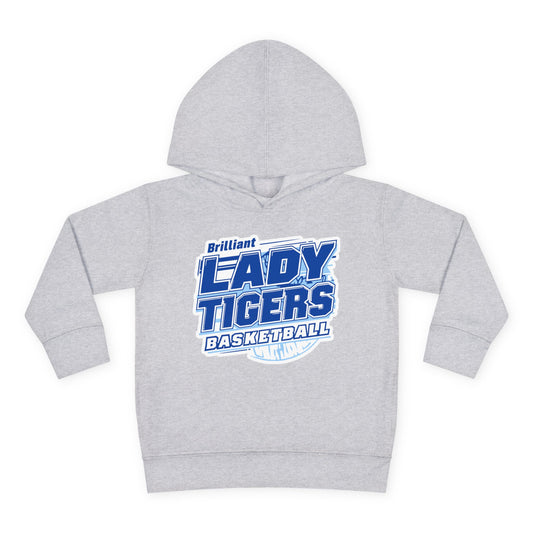 Toddler Hoodie Sweatshirt \ Brilliant Tigers Basketball \ BTBKG2
