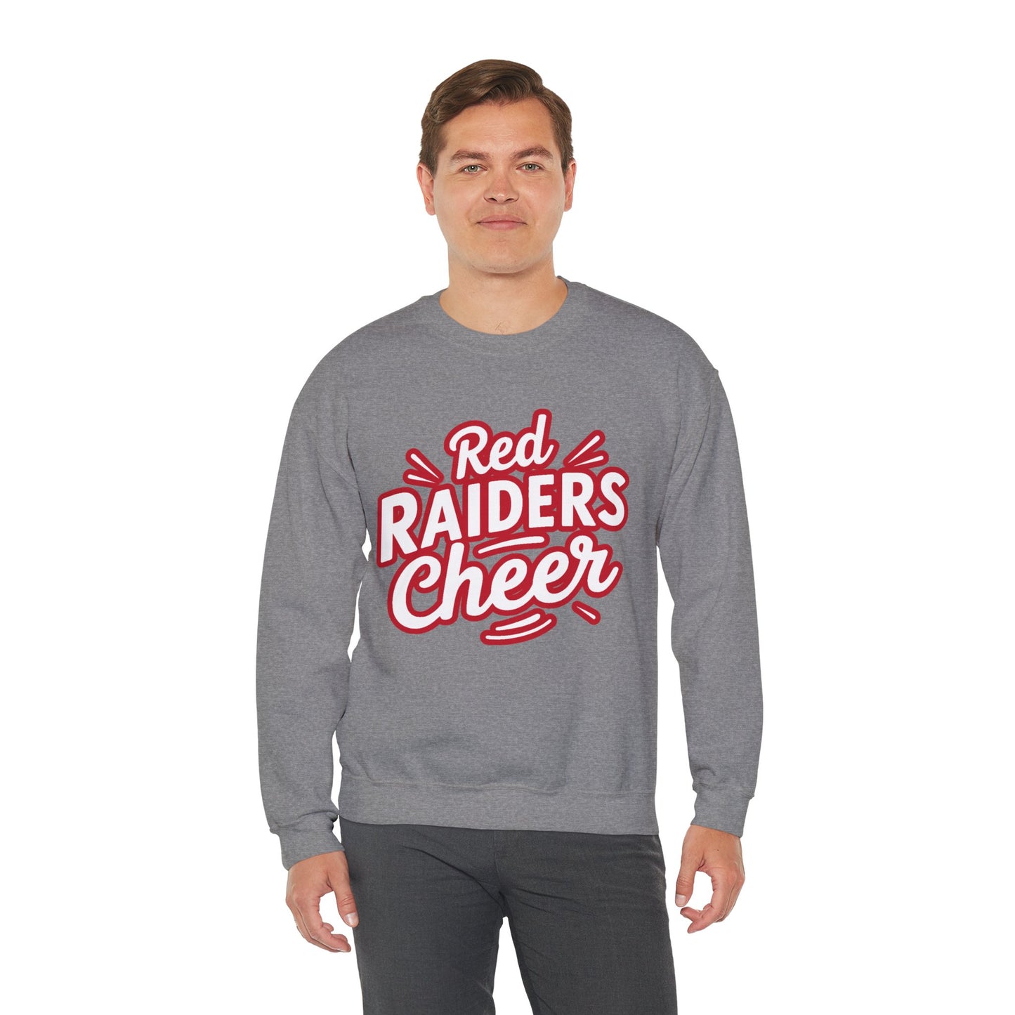 Adult Crewneck Sweatshirt \ Marion County Red Raiders Cheer \ MCC1