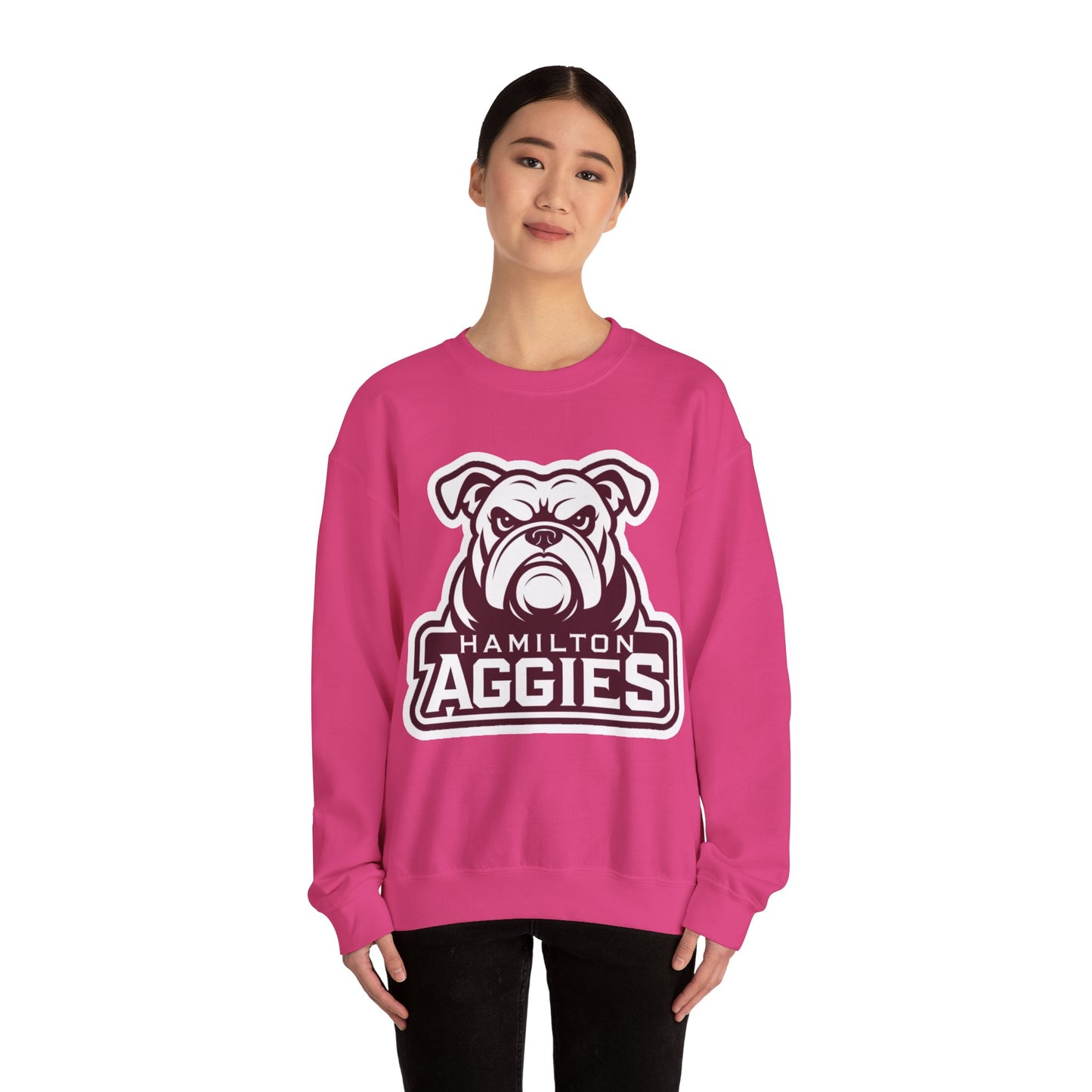 Adult Crewneck Sweatshirt \ Hamilton Aggies \ HA4