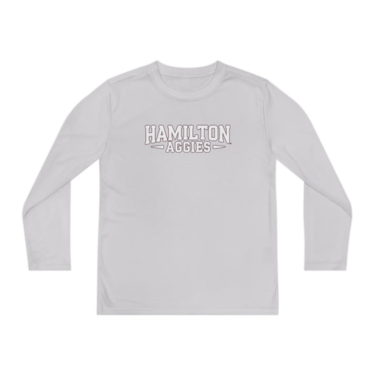 Youth Long Sleeve Tee \ Hamilton Aggies \ HA3