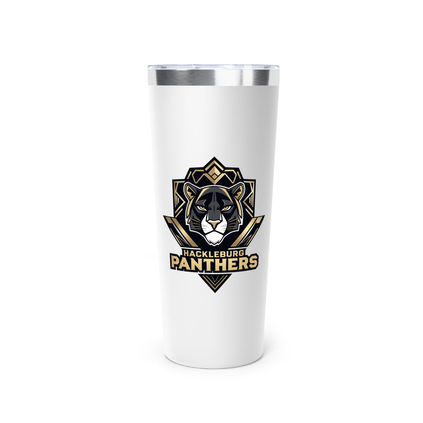 22oz Copper Insulated Tumbler \ Hackleburg Panthers \ HP1