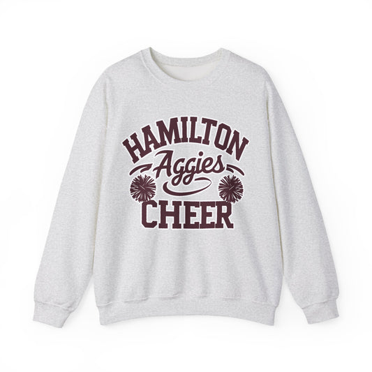 Adult Crewneck Sweatshirt \ Hamilton Aggies Cheer \ HAC2