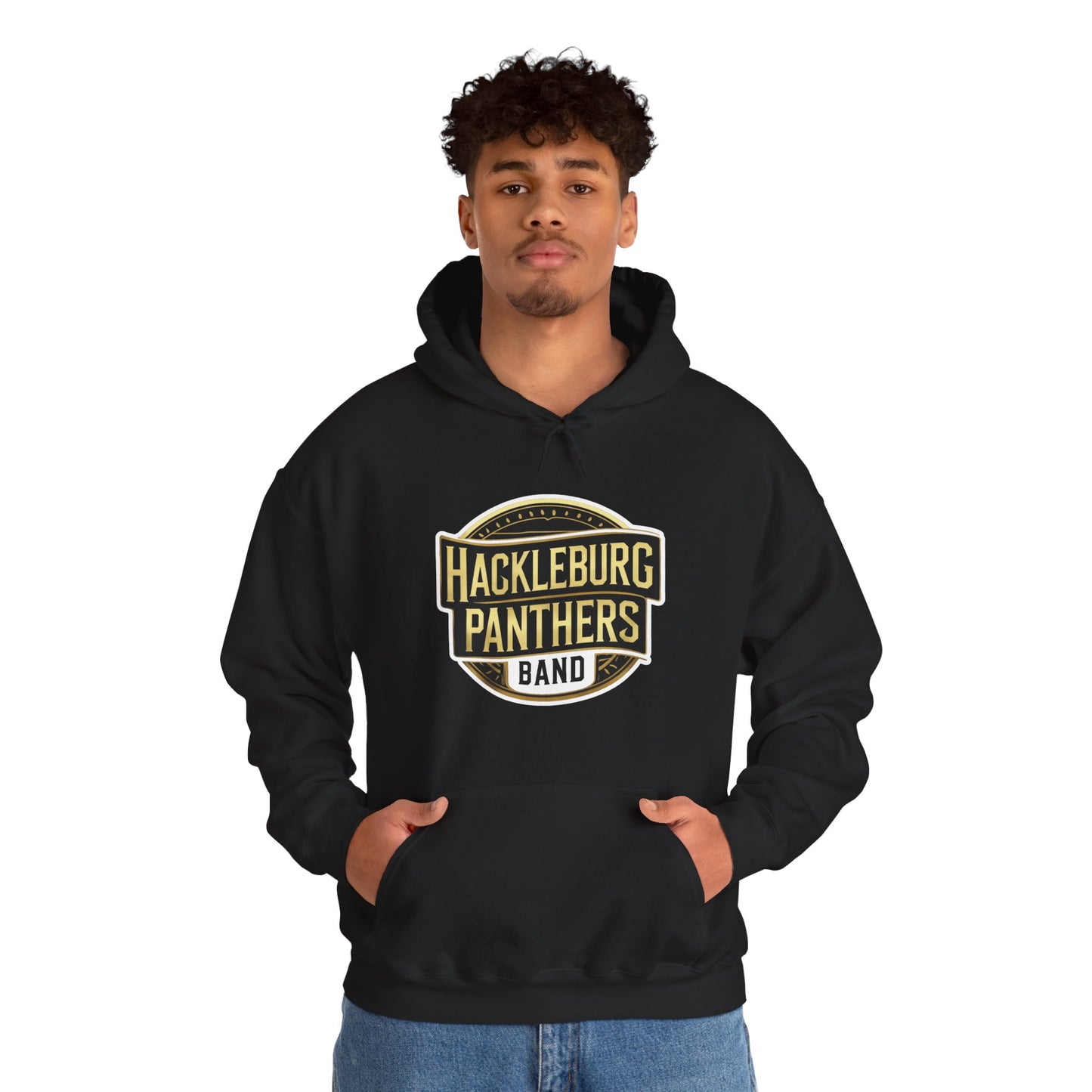 Adult Hoodie Sweatshirt \ Hackleburg Panthers Band \ HPB2