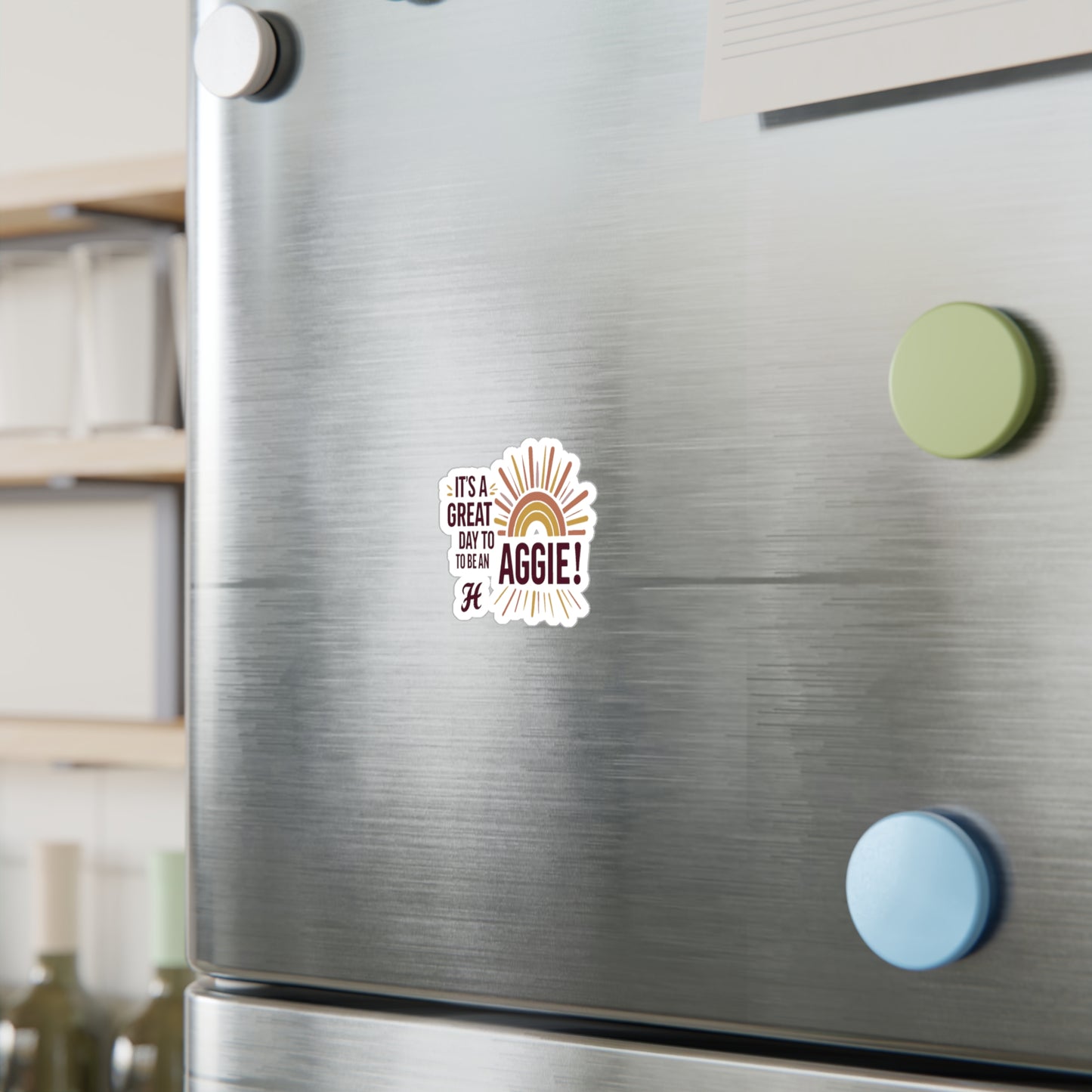 Kiss-Cut Vinyl Decal \ It's a Great Day to be an Aggie! \ GDA1