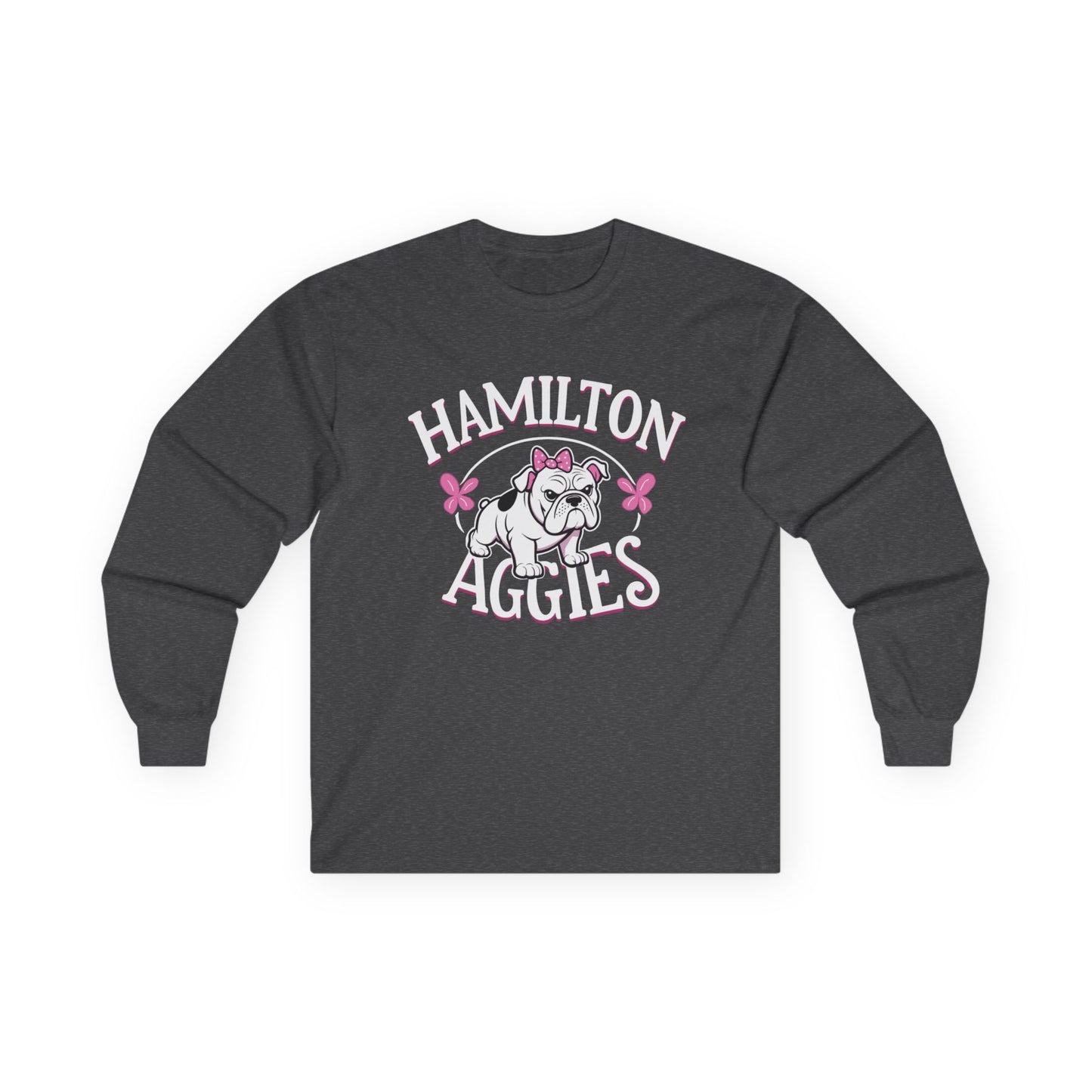 Adult Long Sleeve Tee \ Hamilton Aggies \ HAG4