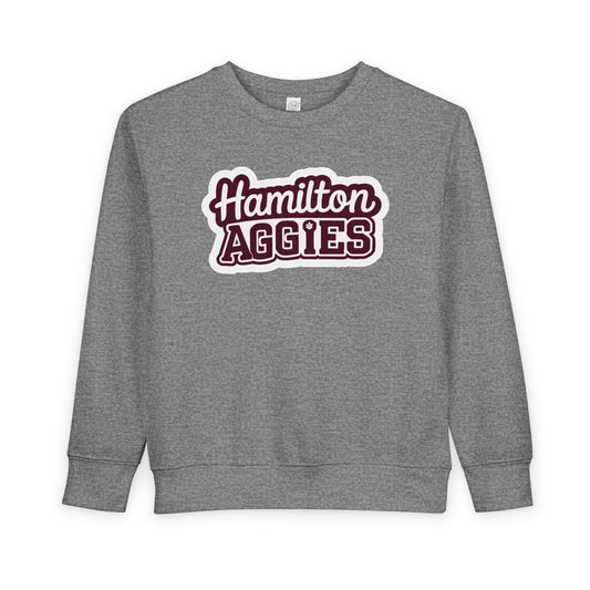 Toddler Crewneck Sweatshirt \ Hamilton Aggies \ HAG2