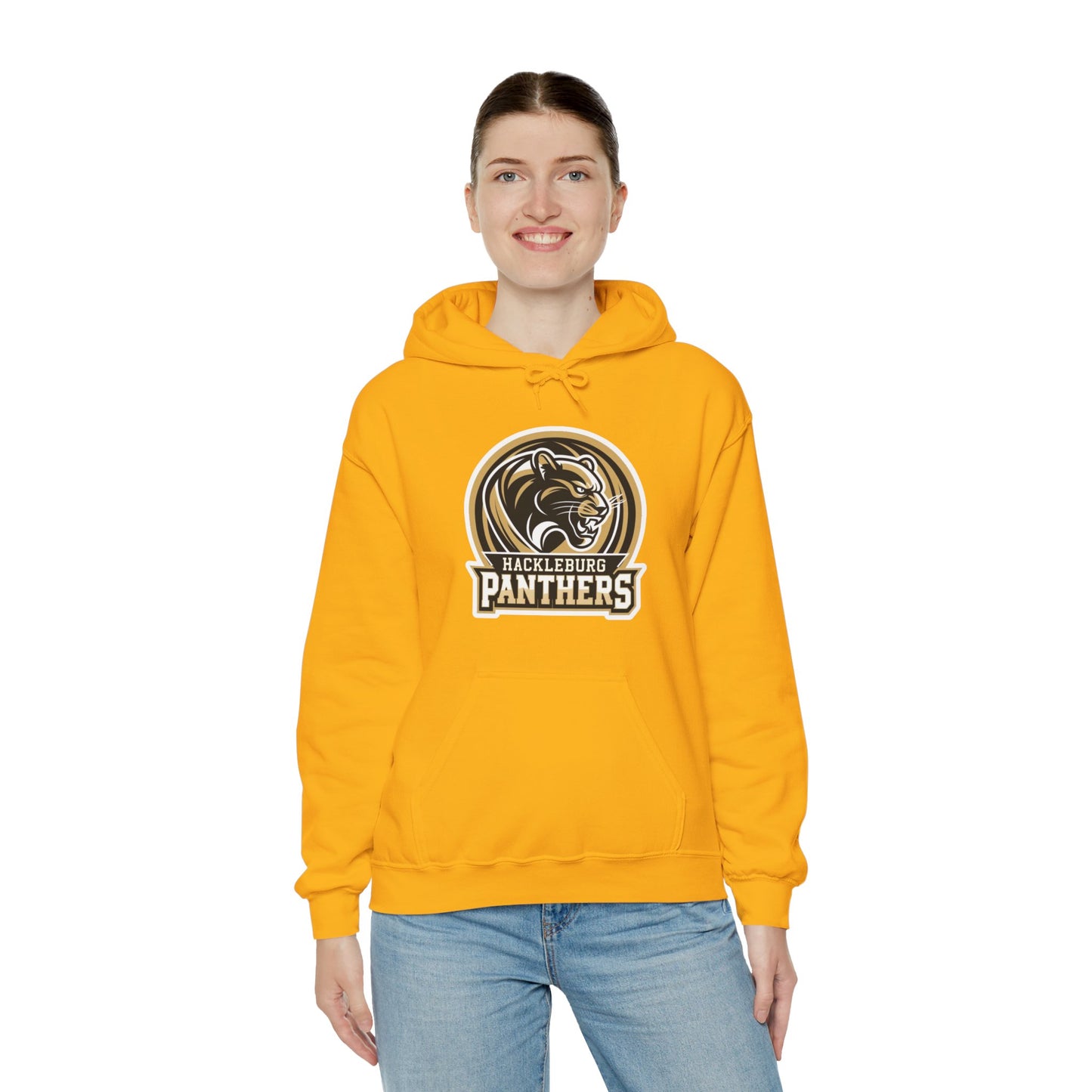 Adult Hoodie Sweatshirt \ Hackleburg Panthers \ HP2