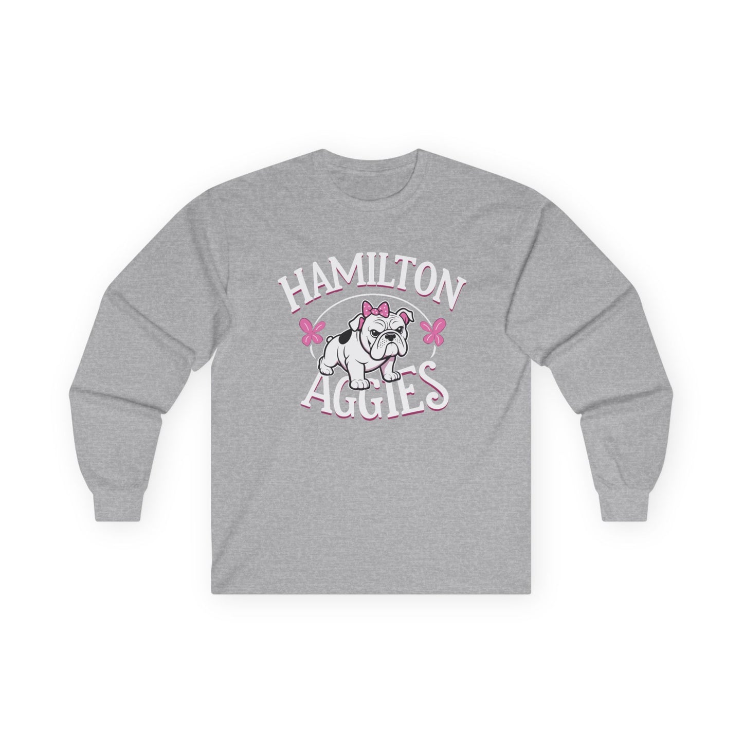 Adult Long Sleeve Tee \ Hamilton Aggies \ HAG4