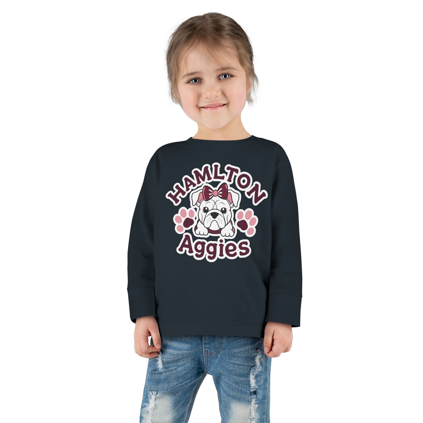 Toddler Long Sleeve Tee \ Hamilton Aggies \ HAG3