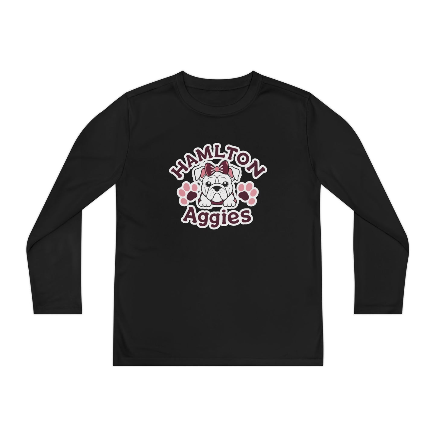 Youth Long Sleeve Tee \ Hamilton Aggies \ HAG3