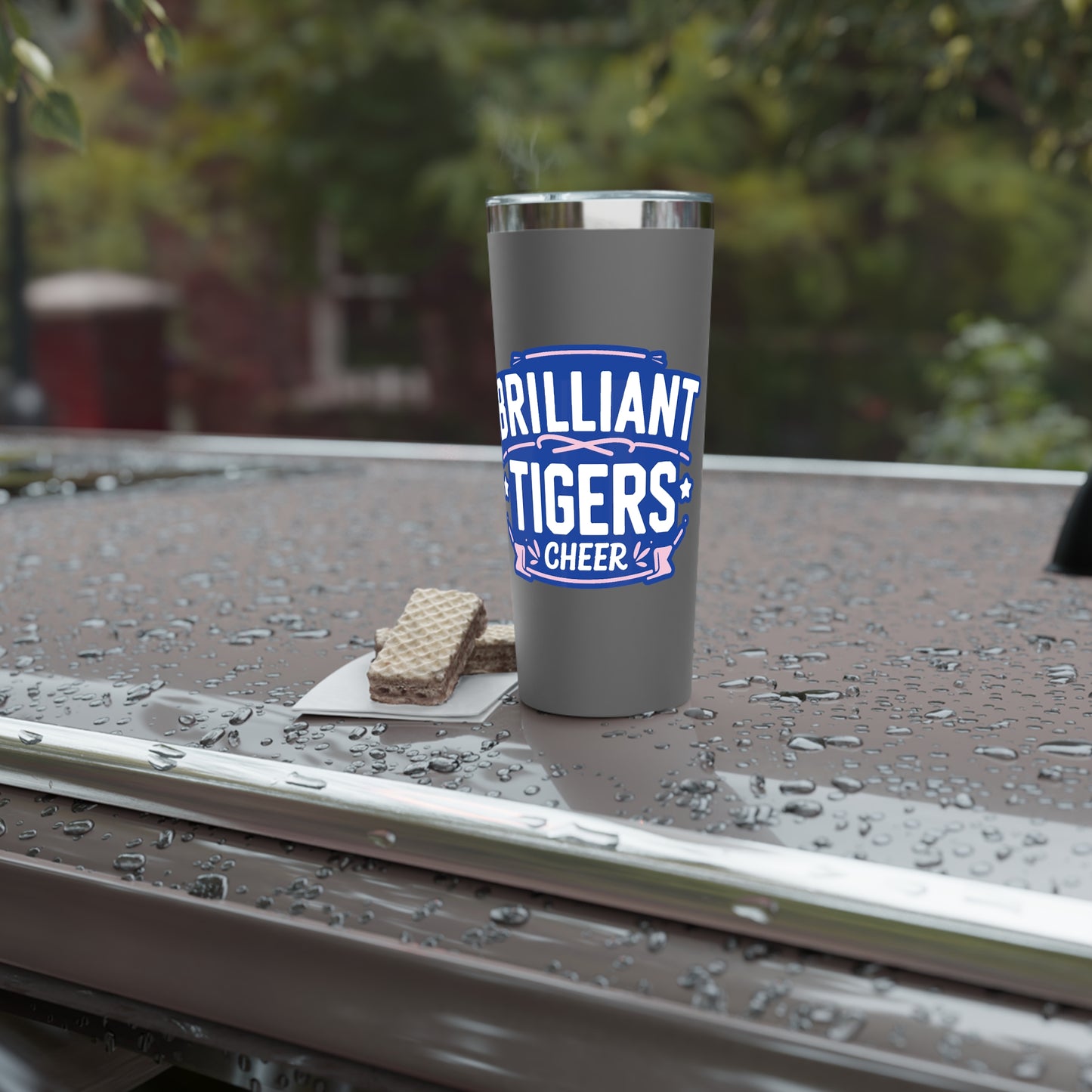 22oz Copper Insulated Tumbler \ Brilliant Tigers Cheer \ BTC2