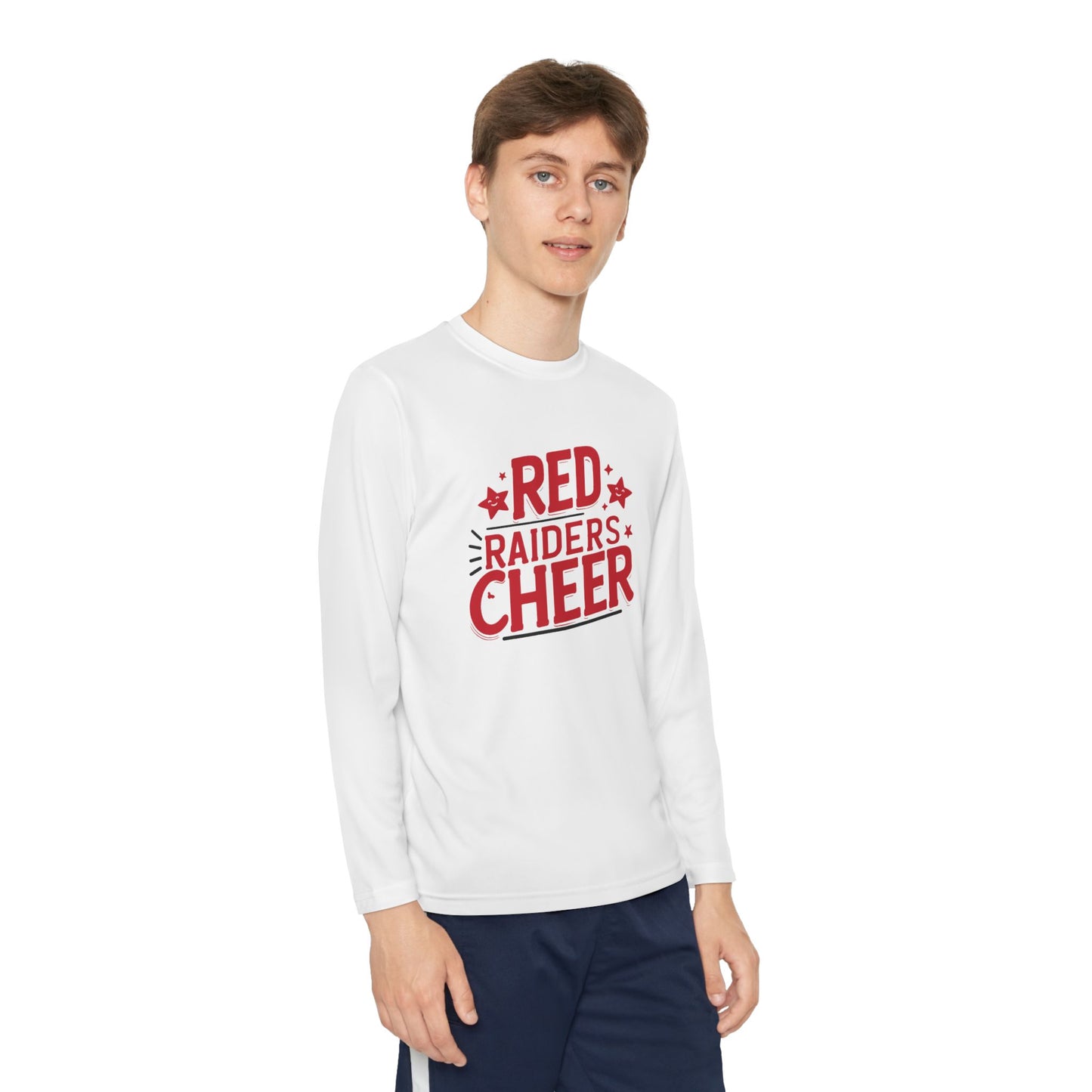 Youth Long Sleeve Tee \ Marion County Red Raiders Cheer \ MCC2