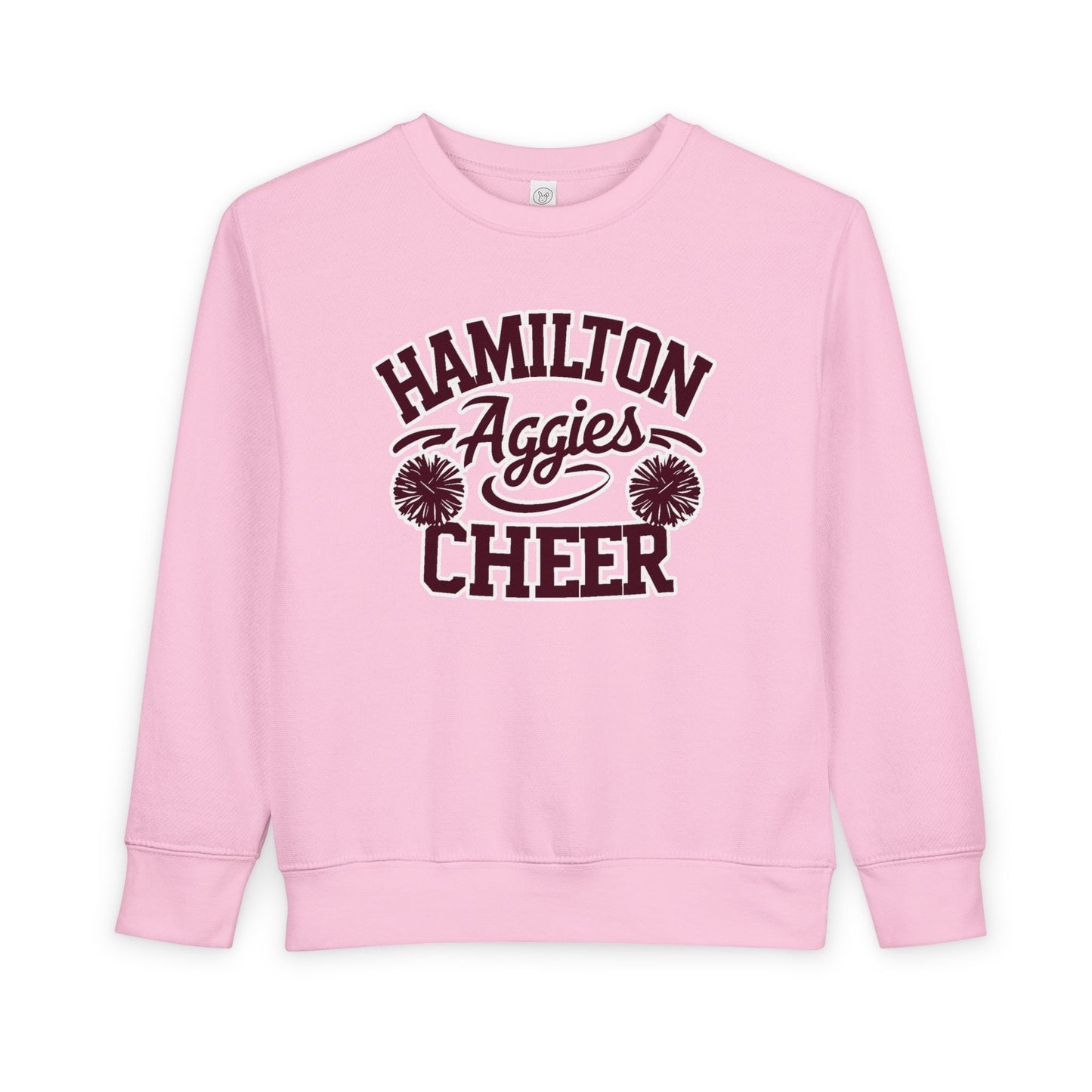 Toddler Crewneck Sweatshirt \ Hamilton Aggies Cheer \ Style HAC2