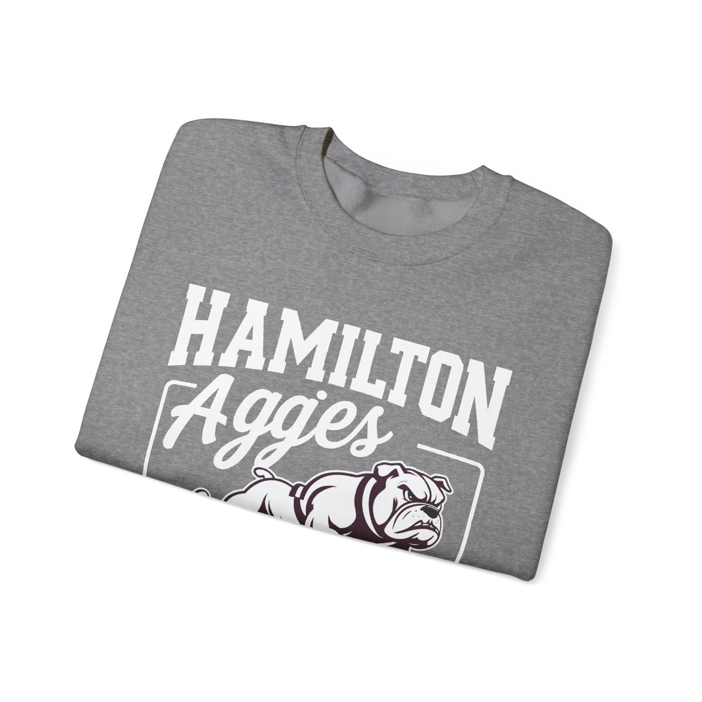Adult Crewneck Sweatshirt \ Hamilton Aggies Cross-Country \ HCC2