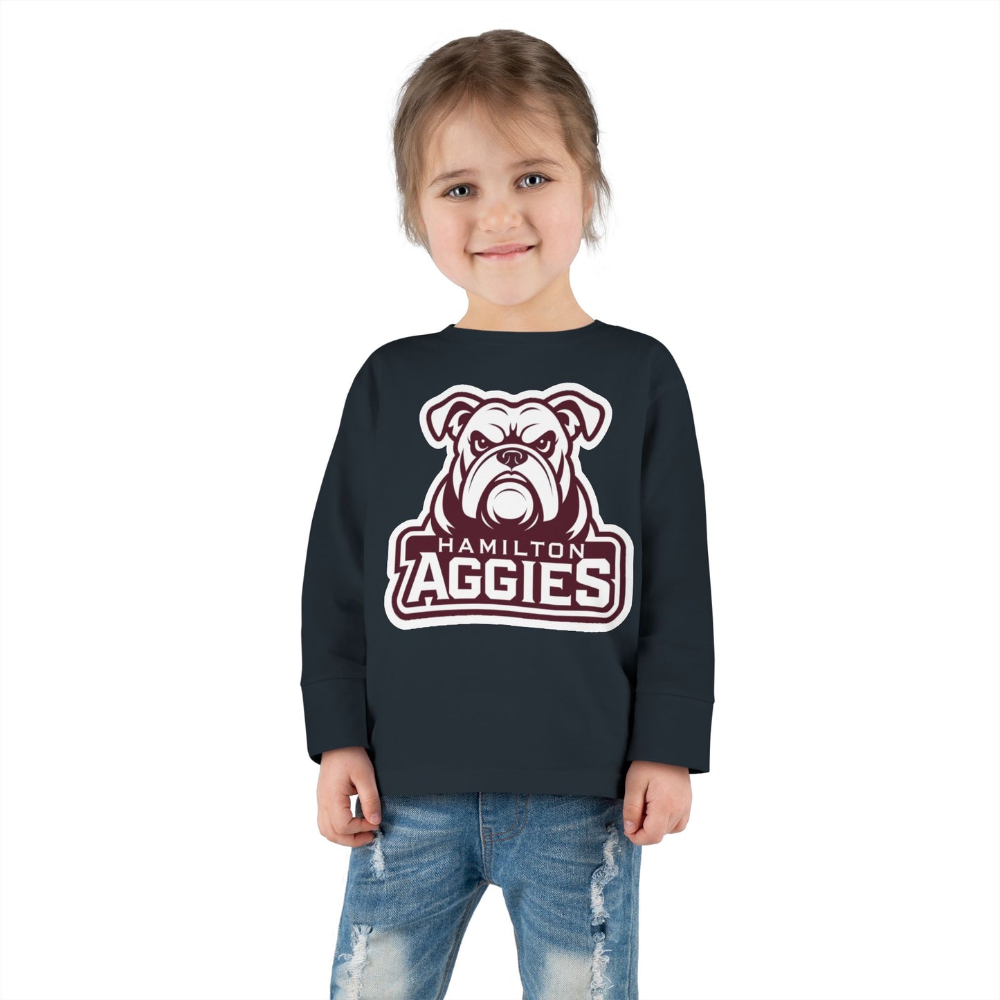Toddler Long Sleeve Tee \ Hamilton Aggies \ HA4